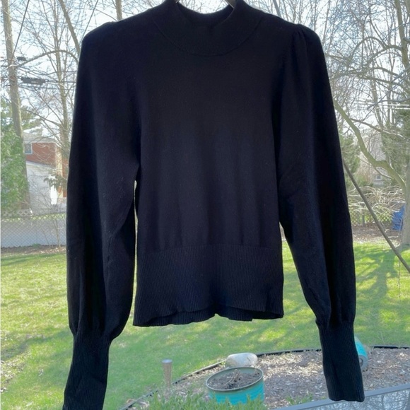 Express Lightweight Sweater with “Leg of Mutton” Sleeves - Picture 2 of 2